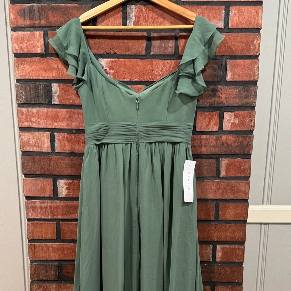 Azazie Anaya
Eucalyptus A-Line Sweetheart Neckline Chiffon - Picture 14 of 15